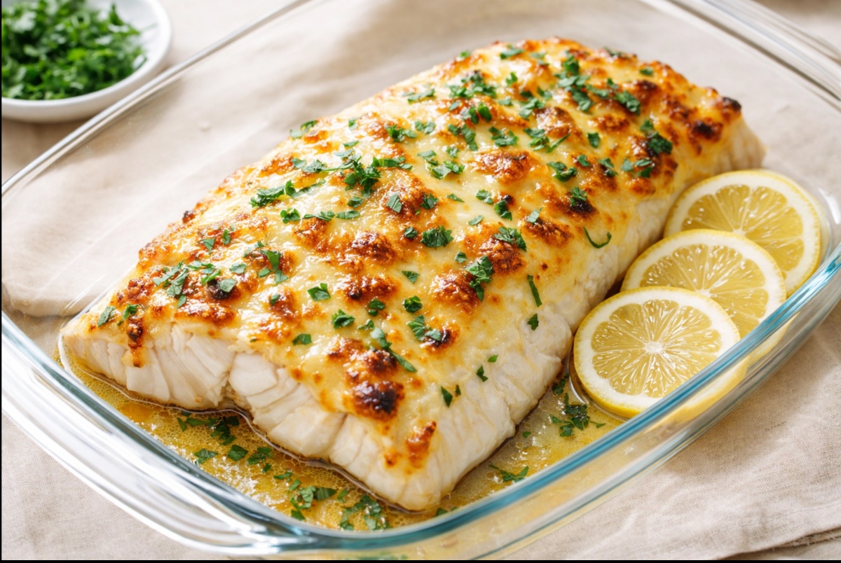 דג בתנור עם מיונז