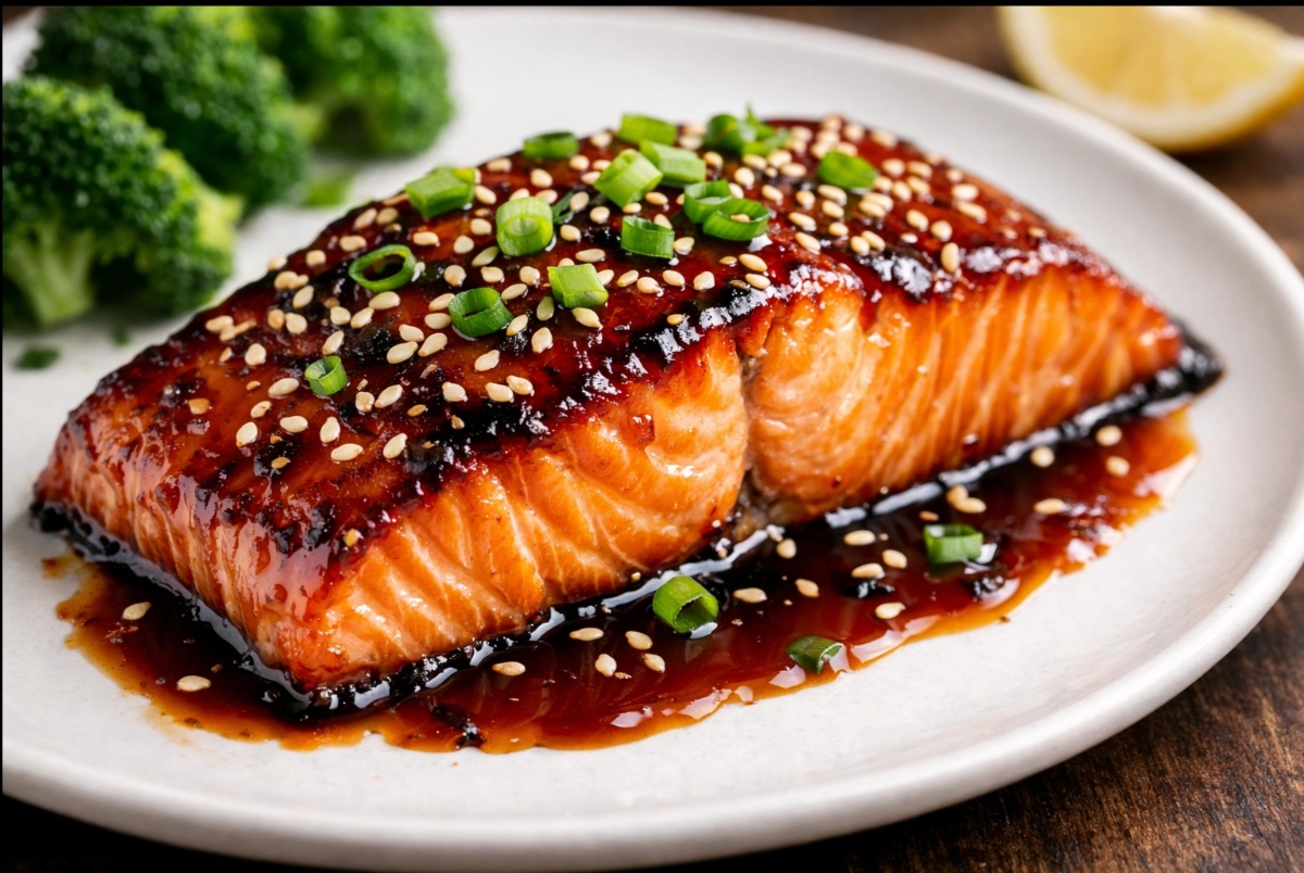 דג סלמון בטריאקי