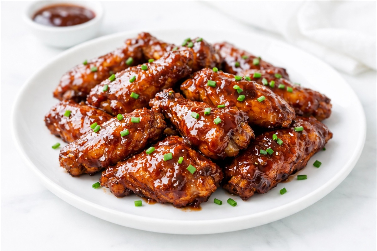 כנפיים  ברוטב צ'ילי  וברביקיו