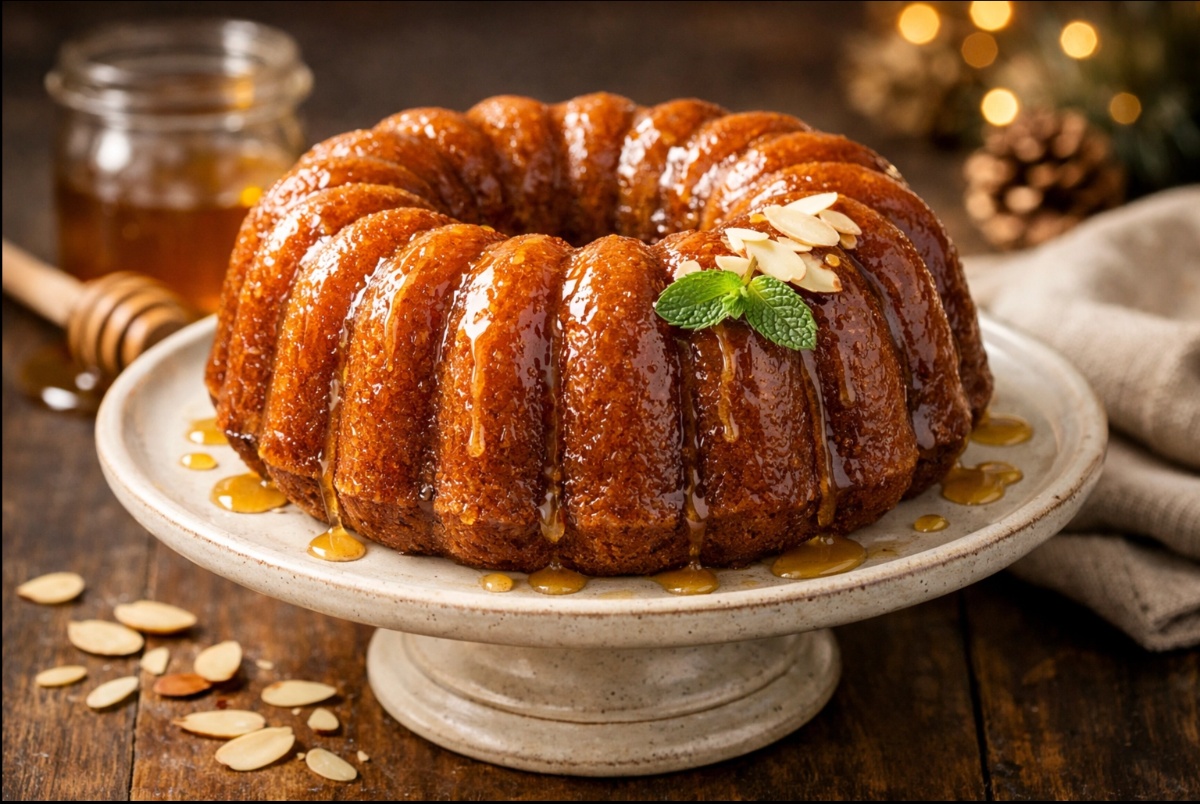 עוגת דבש לחה