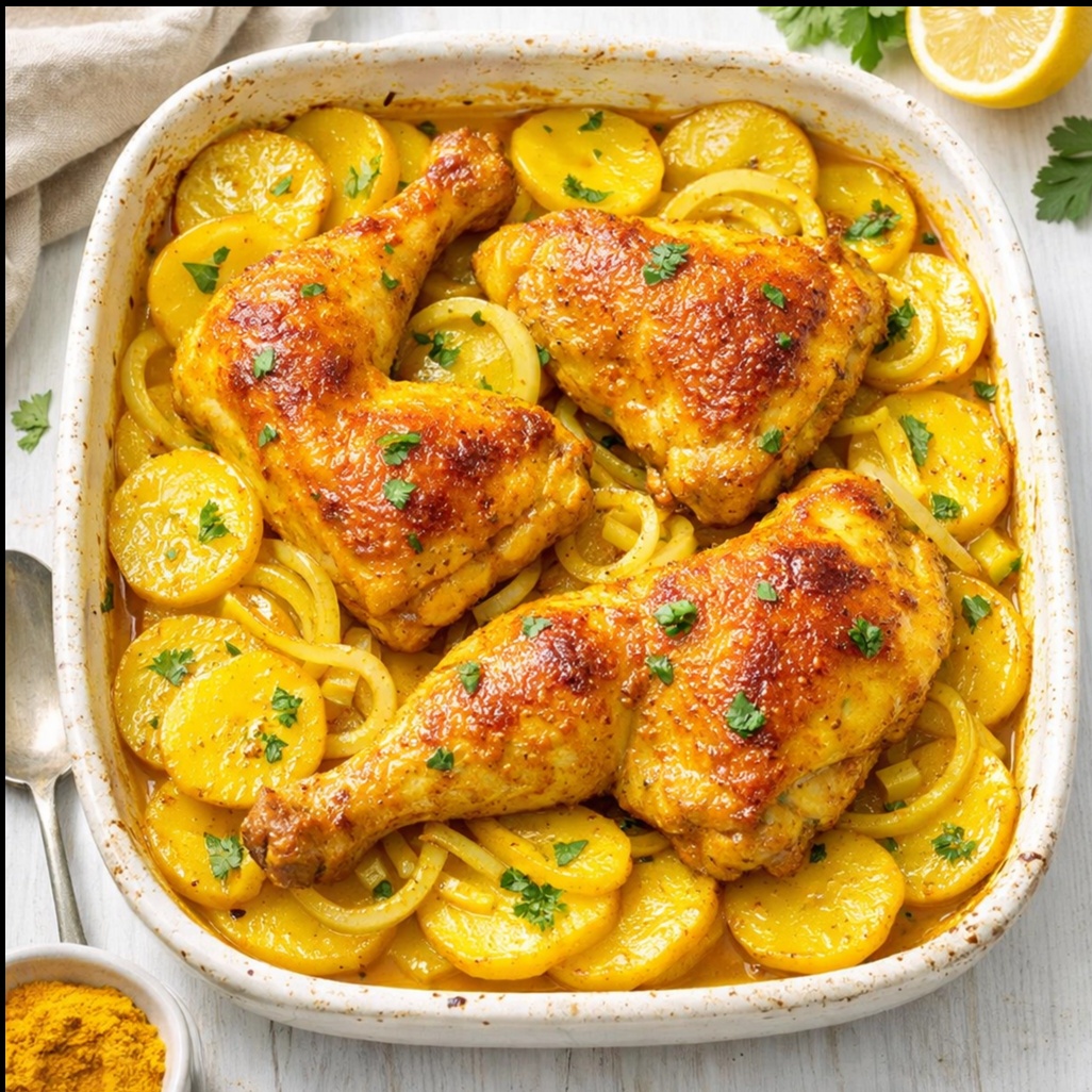 עוף בתנור לסעודה מפסקת (כיפור)