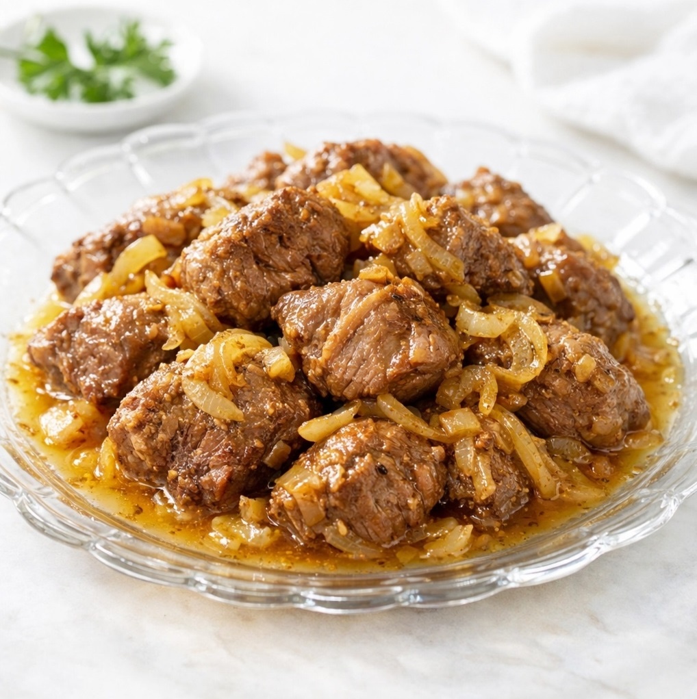 שריר הזרוע מטוגן בבצל - מוזה