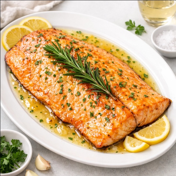 דג סלמון בתנור