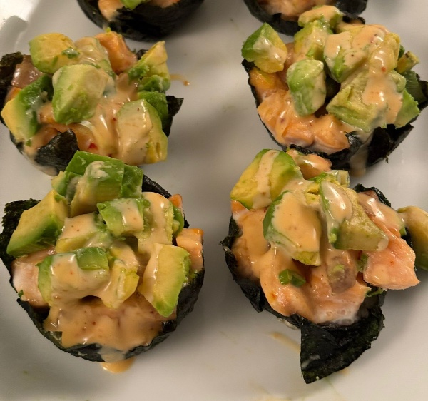 כוסיות סושי בתנור