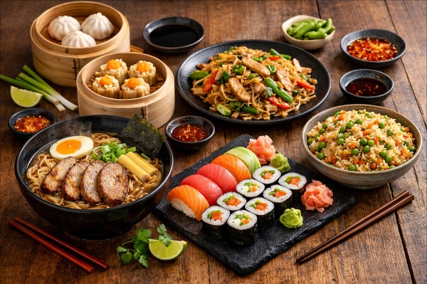 מאכלים מהמזרח