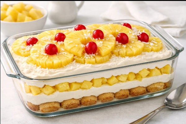 עוגת בישקוטים עם אננס