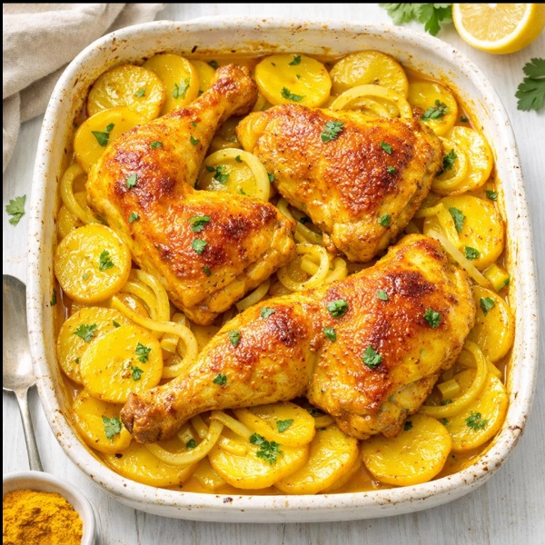 עוף בתנור לסעודה מפסקת (כיפור)