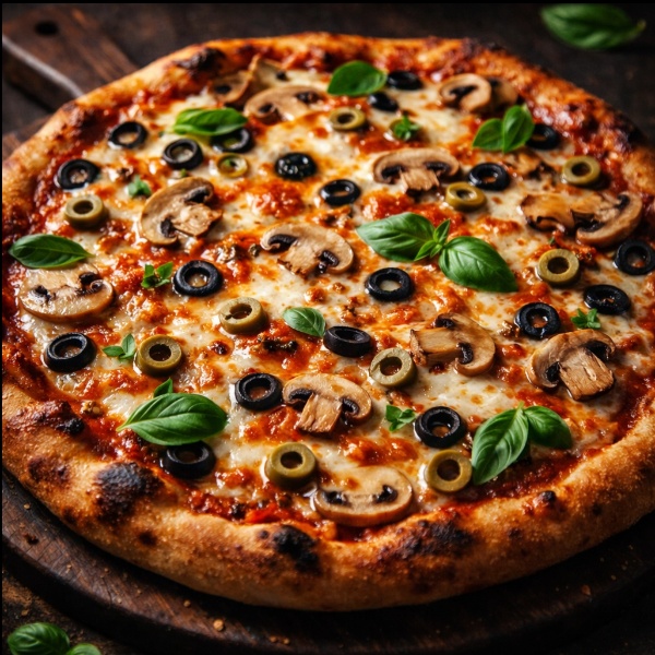 פיצה ברוטב אדום