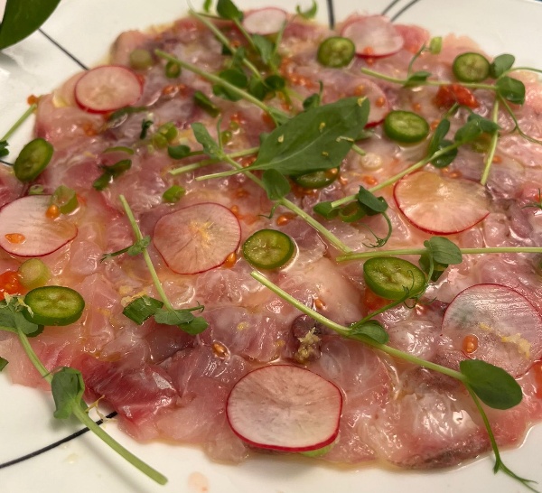 קרפצ'יו דג ים