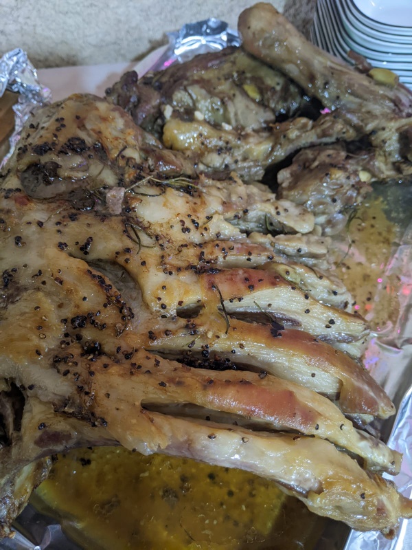 שוק כבש בתנור