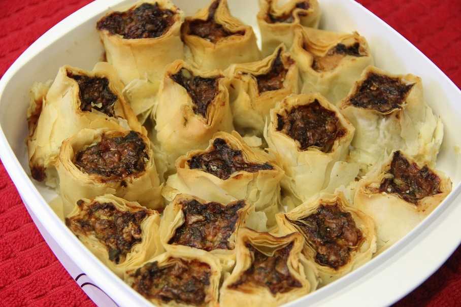 שושני פילו במילוי תרד וגבינות